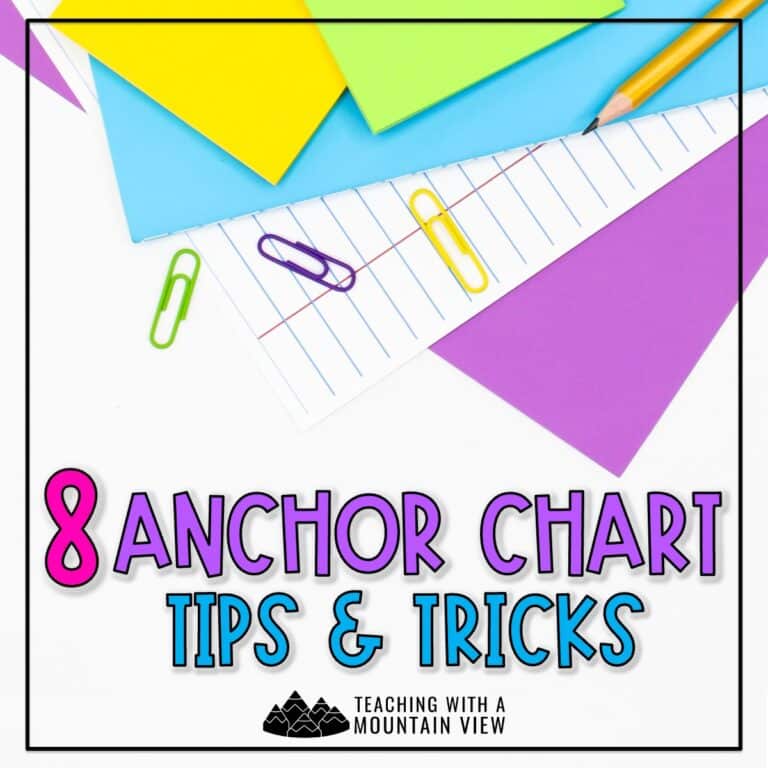 Anchor charts serve as daily references for your lessons, empowering students to solve problems independently. Here are 8 of the best anchor chart tips!