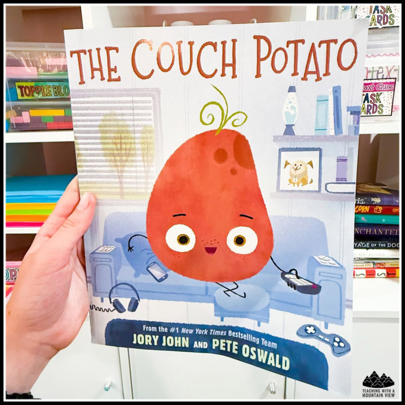 In reading, try The Couch Potato Connection! Read The Couch Potato (Amazon affiliate link), then have them draw their own All About Me version of themselves as potatoes. Maybe they’re the Soccer Potato or the Cheer Potato or the Book Potato! Bonus: If you’re ready to start content, discuss character traits and development!