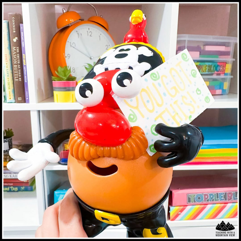 Finally, create Positive Potato Signs and leave one of our potatoes up all year while rotating the positive messages!
