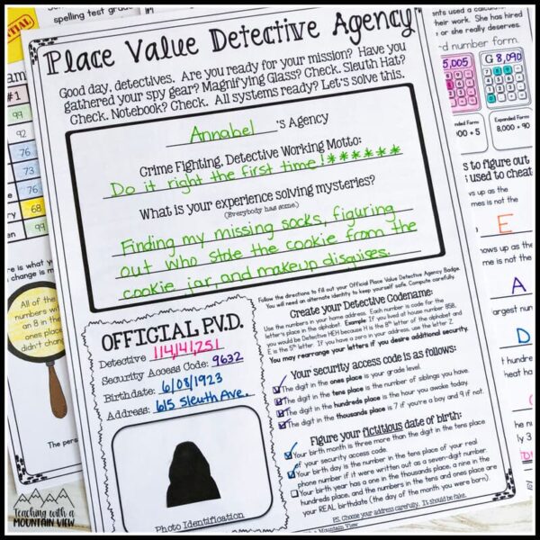 Place Value Math Project - Image 2