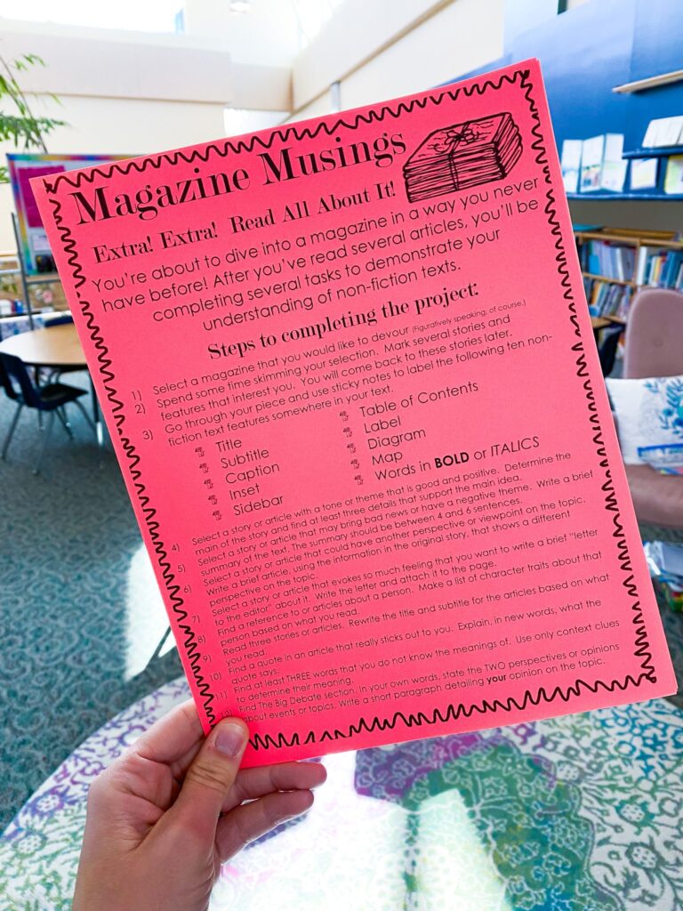 Learn how I use The Week Junior magazine for teaching informational text in the upper elementary classroom. It's perfect for ages 8-14.