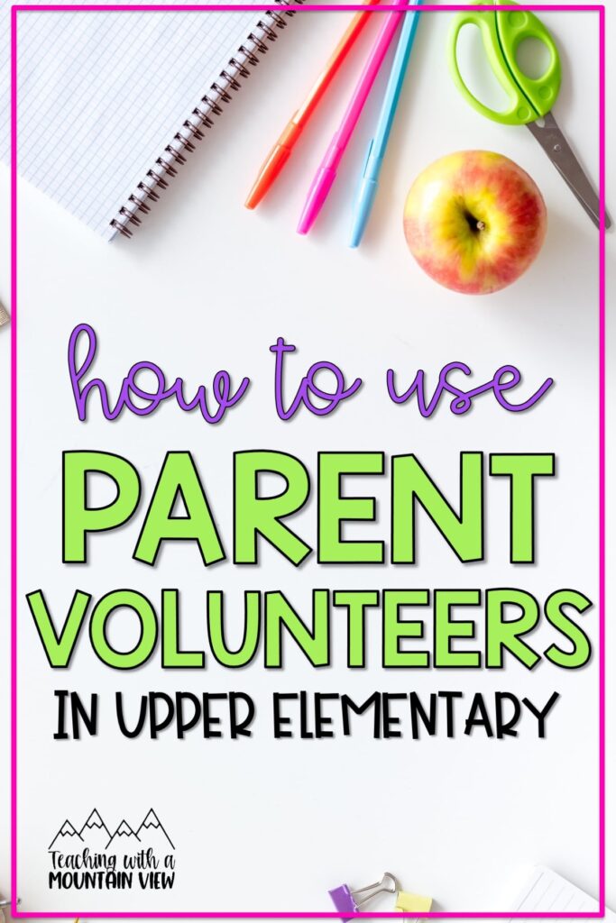 If you are scratching your head wondering how you can best utilize your classroom parent volunteers, here is your guide!