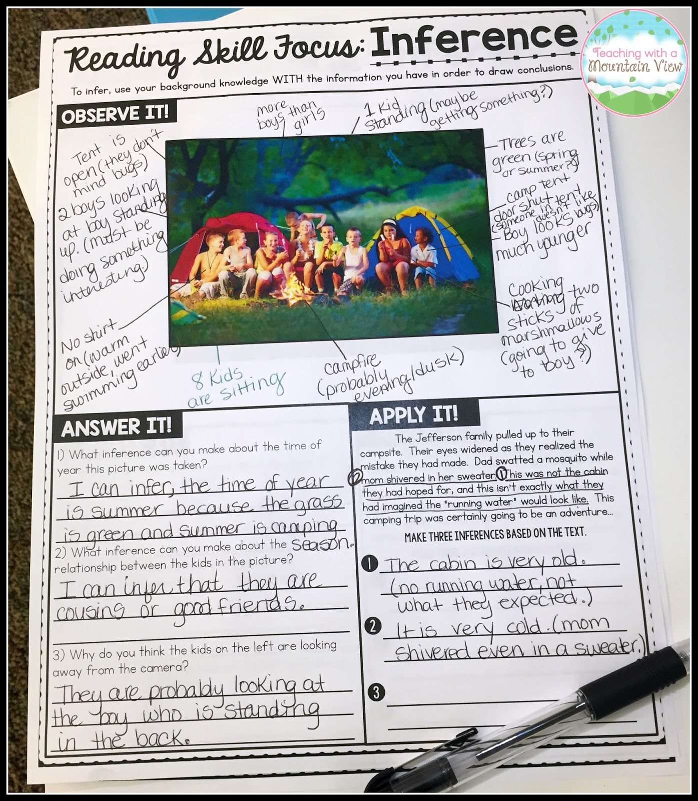 using pictures to teach reading skills