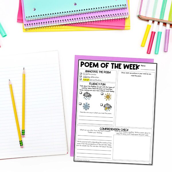 April Poem of the Week | Fluency and Comprehension - Image 4