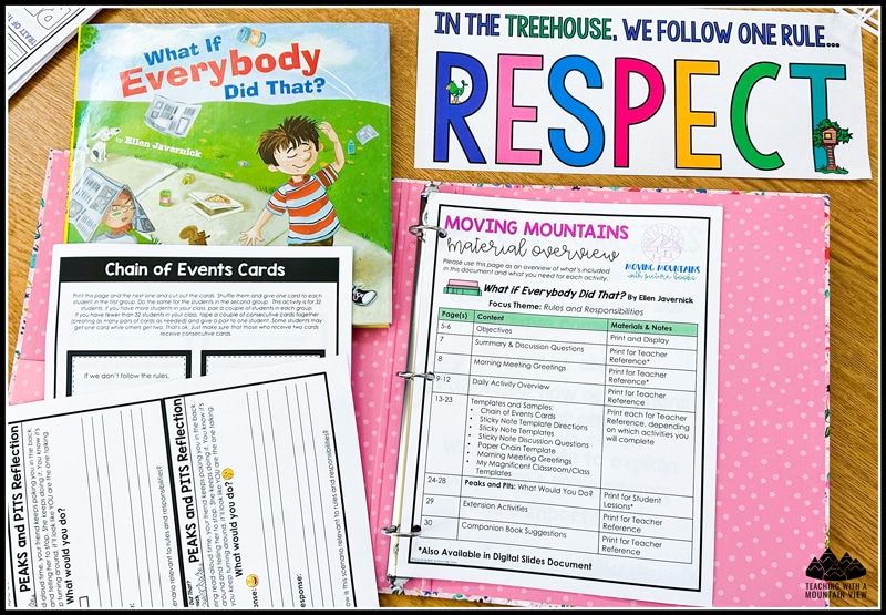 Moving Mountains with Picture Books full year SEL curriculum