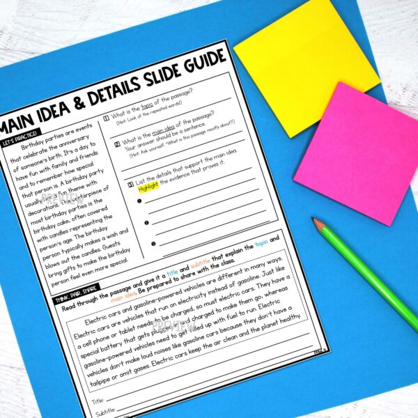 Main Idea and Details Reading Lesson | Slideshow and Lessons - Image 3
