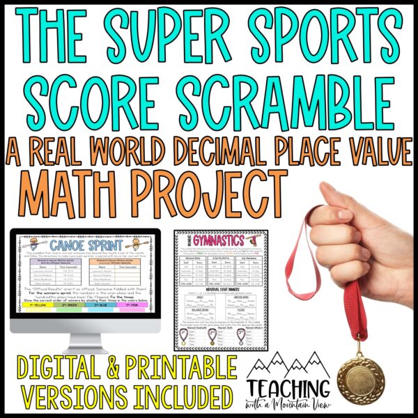 Decimal Place Value Math Project
