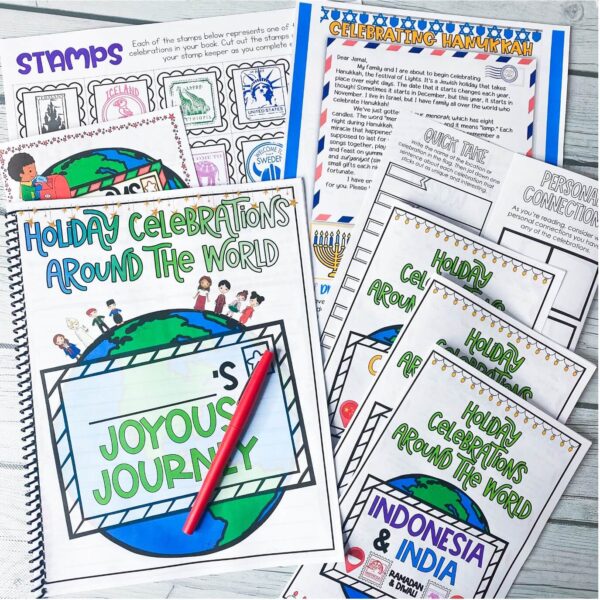 Holidays Around the World Activities Reading | Christmas Around the World - Image 2
