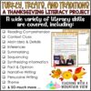 Thanksgiving Reading Project | Fall Literacy Activities - Image 2