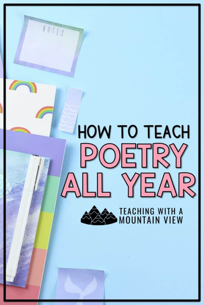 How to Teach Poetry All Year 1 When we truly learn how to teach poetry effectively and its benefits, poetry can be a meaningful (and fun!) addition to our literacy block all year long.
