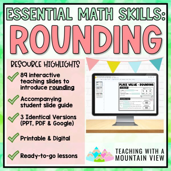 Rounding Numbers Place Value Math Lesson | Teaching Slides and Guide - Image 2