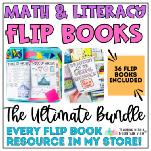 math and literacy flipbooks